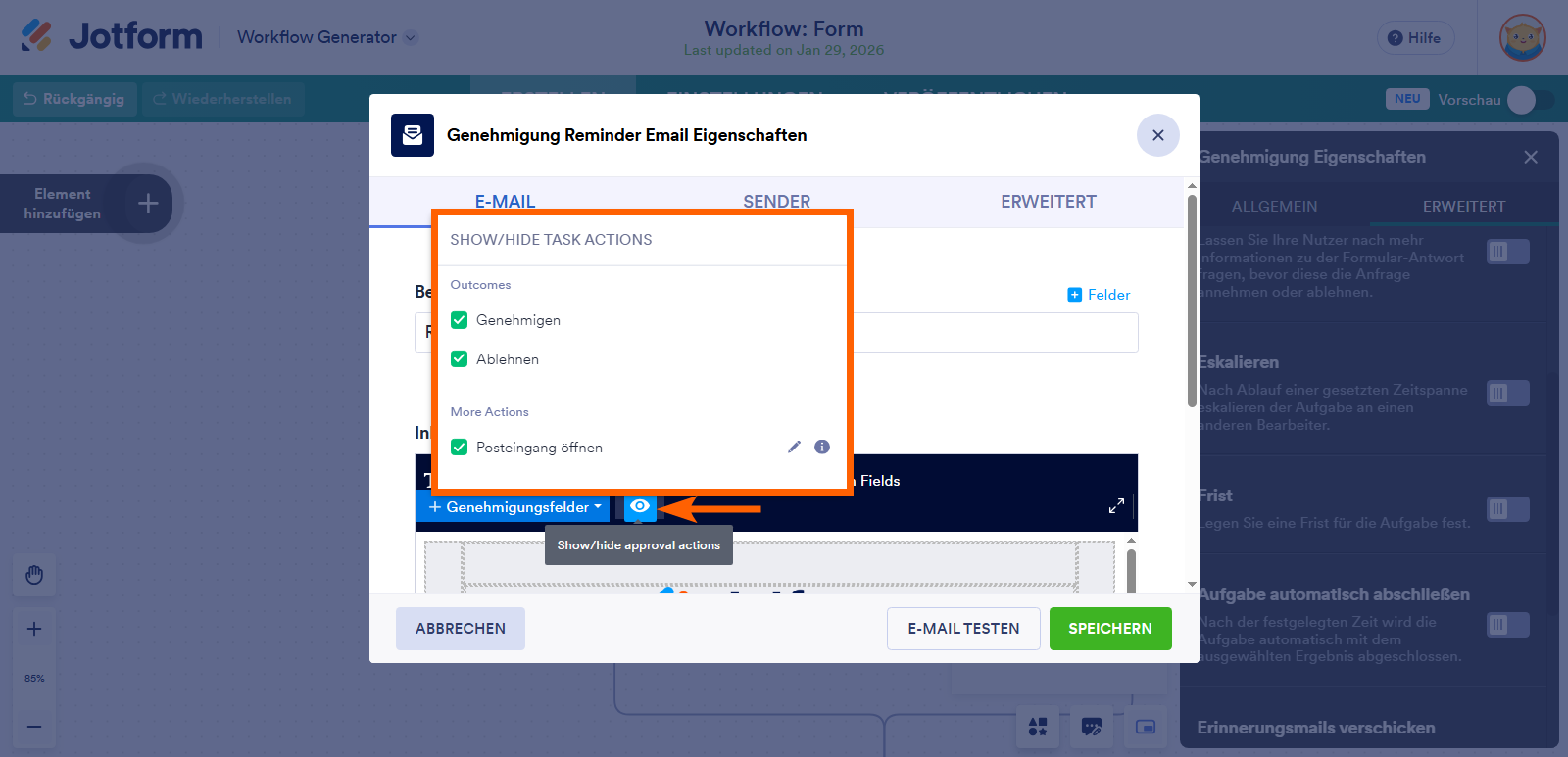 Wie Sie Genehmigungserinnerungs-E-Mails einstellen Image-5