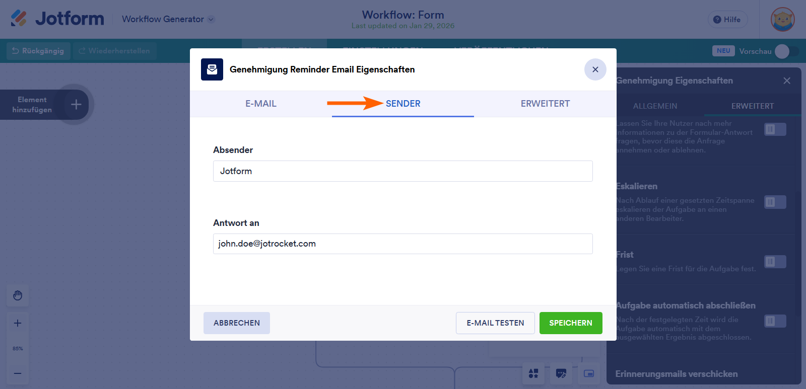 Wie Sie Genehmigungserinnerungs-E-Mails einstellen Image-6