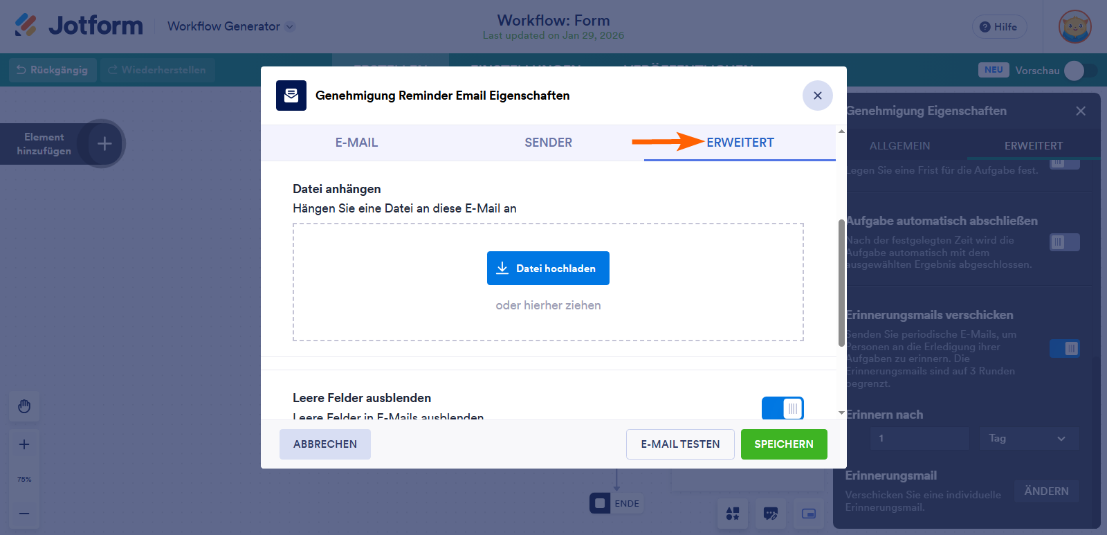Wie Sie Genehmigungserinnerungs-E-Mails einstellen Image-7
