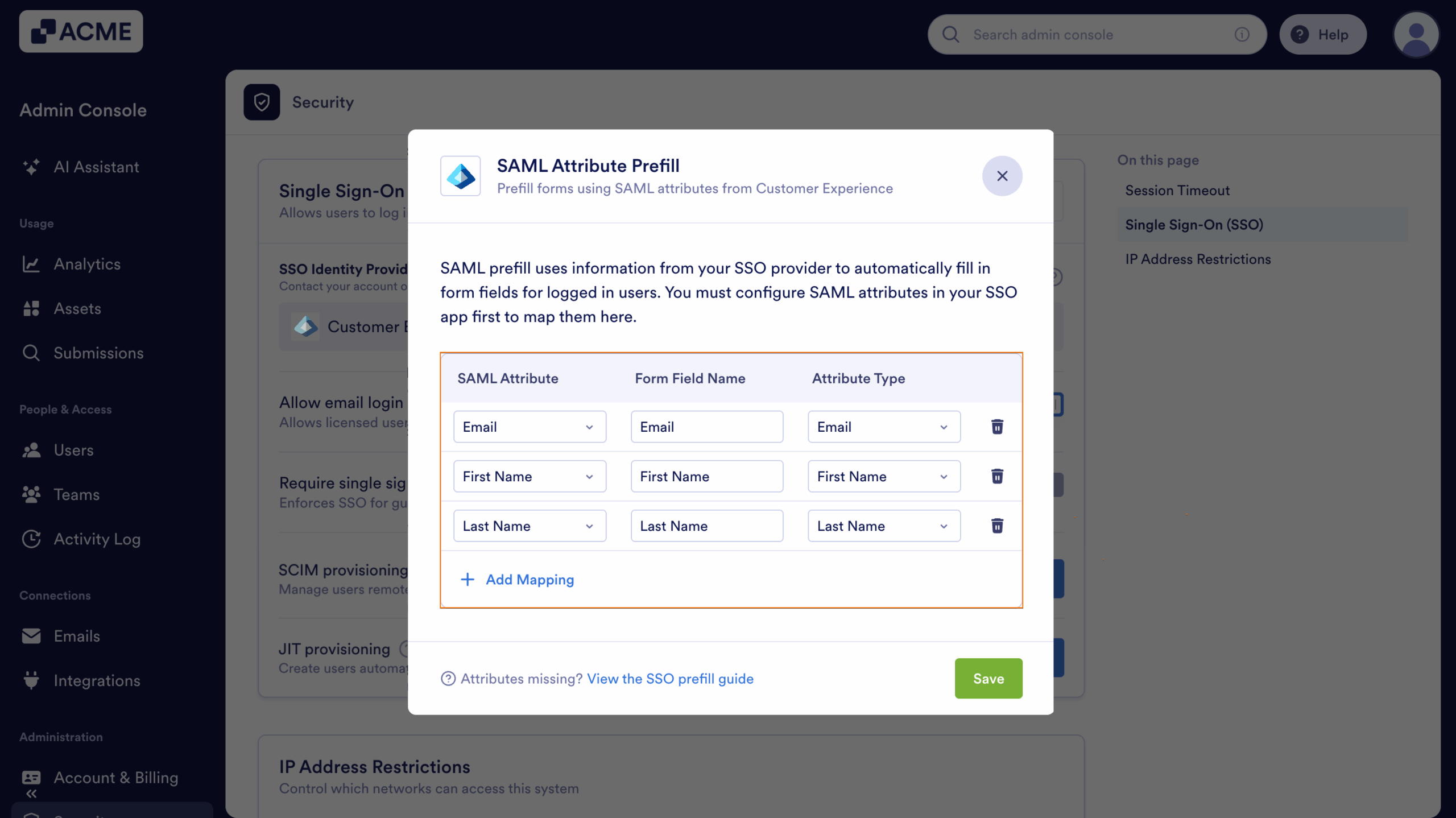 How to Configure SAML Attributes for Microsoft Entra ID SSO Prefill Image-9