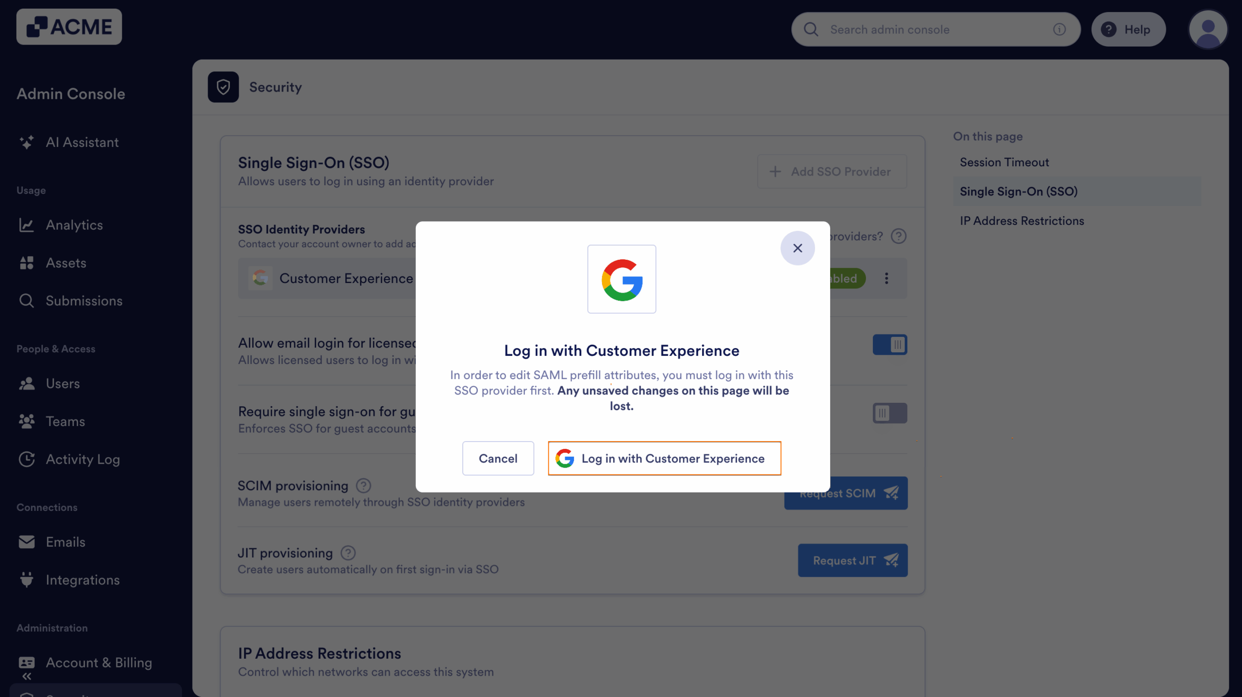 How to Configure SAML Attributes for Google SSO Prefill Image-9
