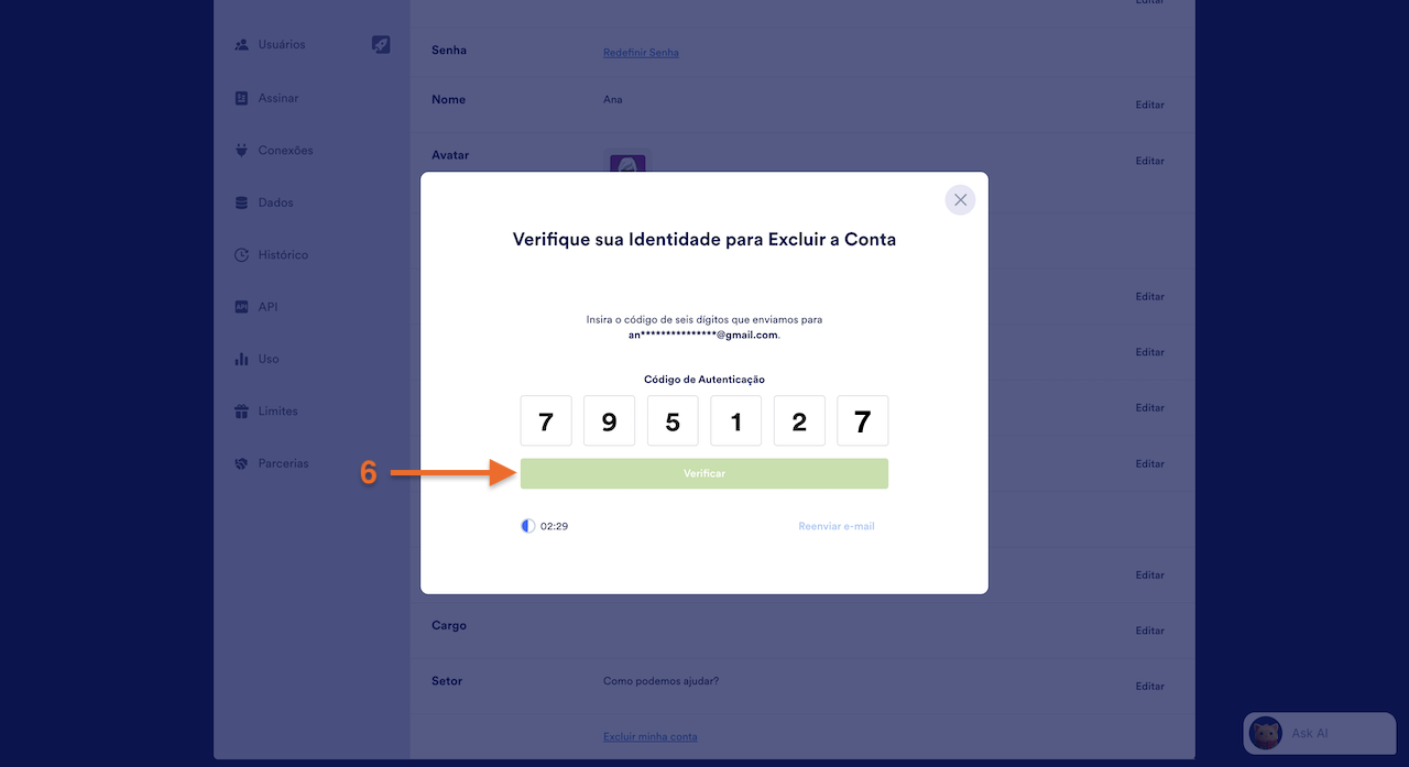 Como Excluir sua Conta Jotform Image-3