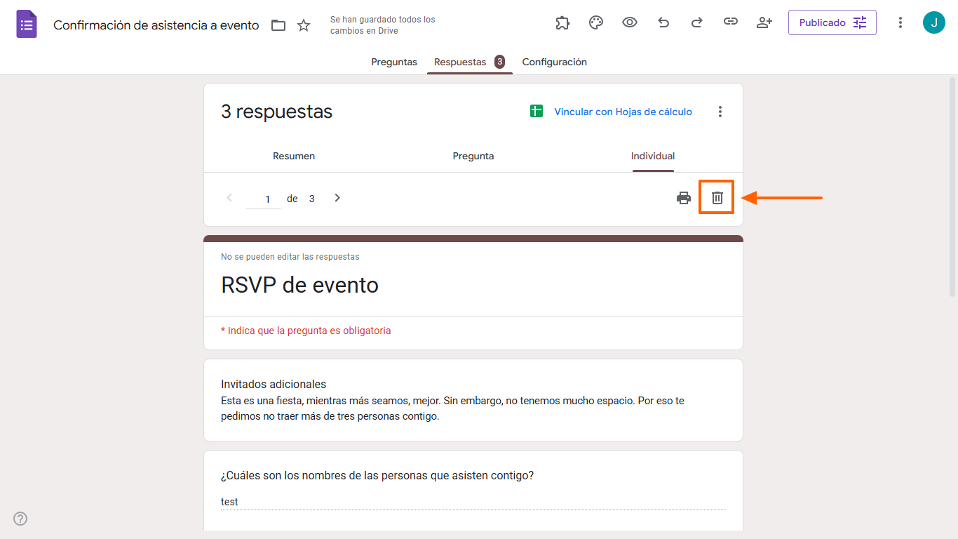 Cómo eliminar respuestas en Google Forms Image-6