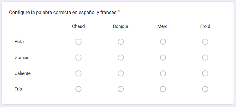 Cómo crear una pregunta de emparejamiento en Google Forms Image-8