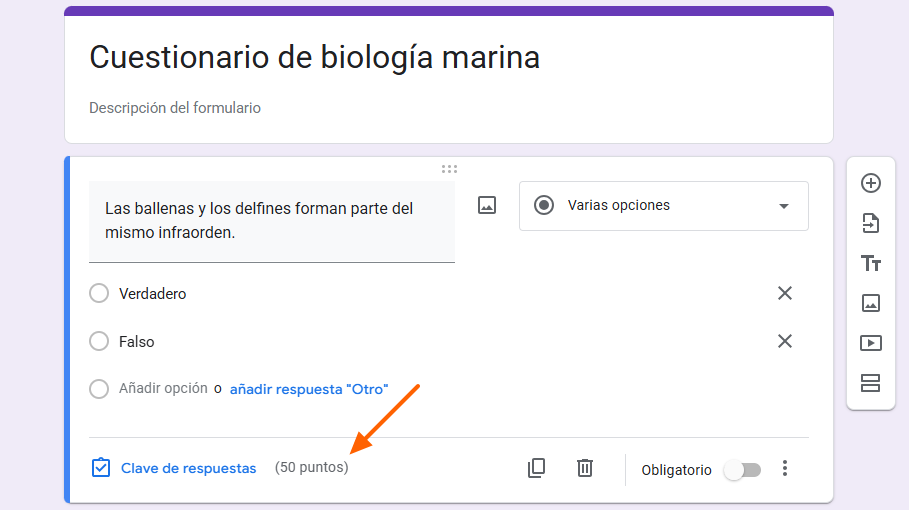 Cómo crear una clave de respuestas en Google Forms Image-3