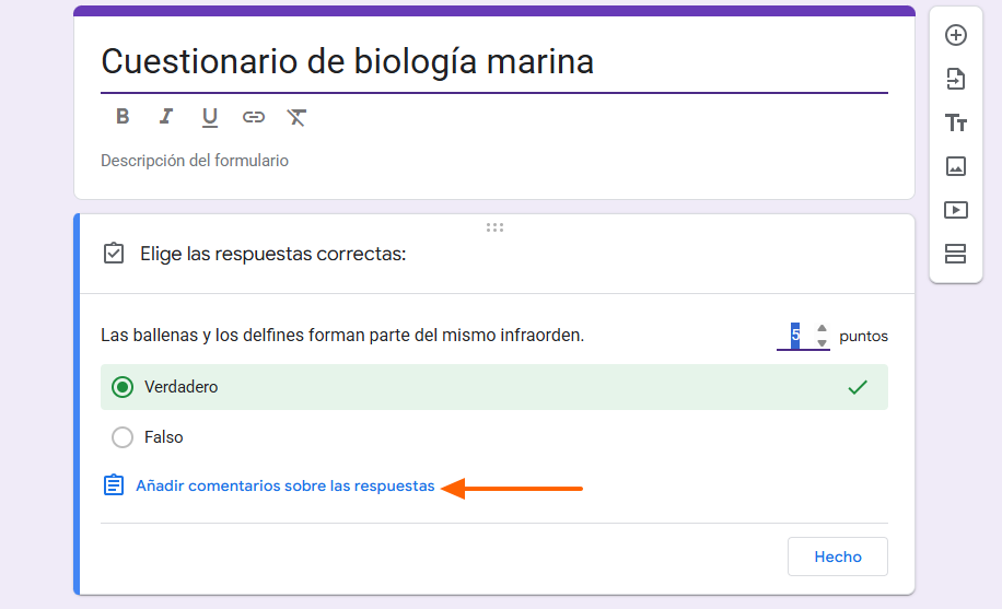 Cómo crear una clave de respuestas en Google Forms Image-5
