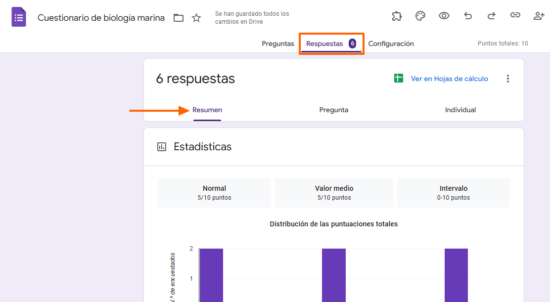 Cómo crear una clave de respuestas en Google Forms Image-6