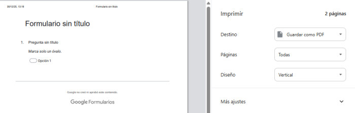 Cómo guardar o imprimir un Formulario de Google como PDF Image-2