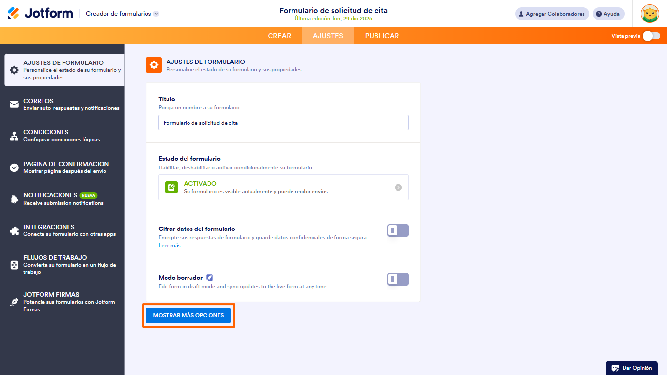 Cómo traducir un formulario de Google Image-2