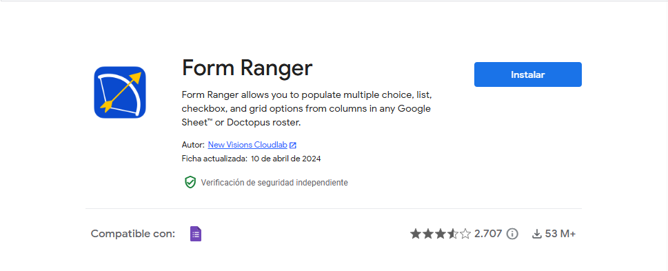 Cómo usar Form Ranger en Google Forms Image-1