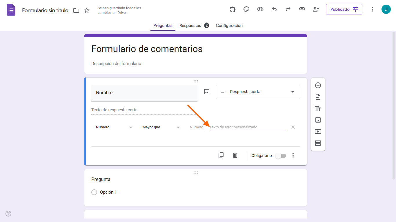 Cómo utilizar la validación de respuestas en Google Forms Image-4