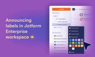 Announcing labels: Organize assets across your Jotform Enterprise workspace
