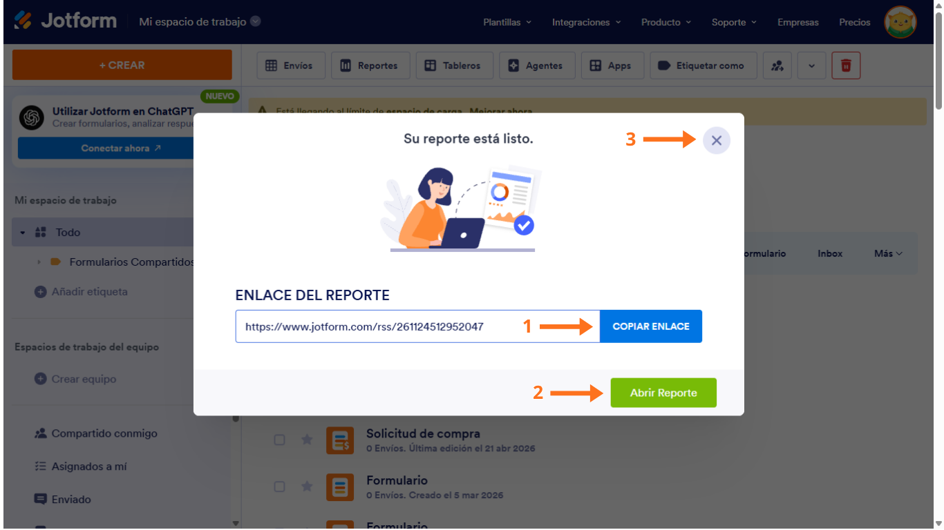 Cómo crear un reporte de lista de RSS Image-7