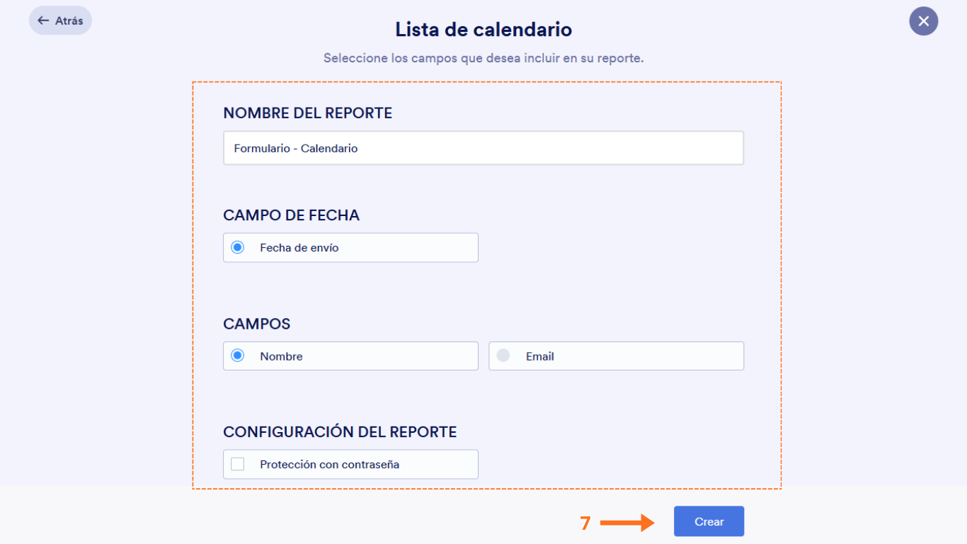 Cómo crear un reporte de listado de calendario Image-6