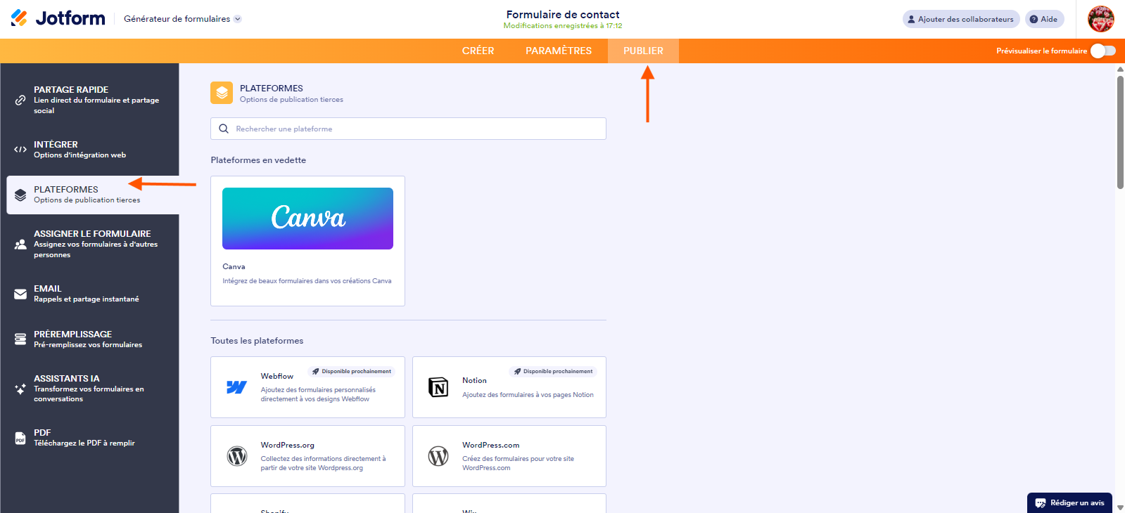 Comment ajouter votre formulaire à Unbounce avec Jotform Image-1