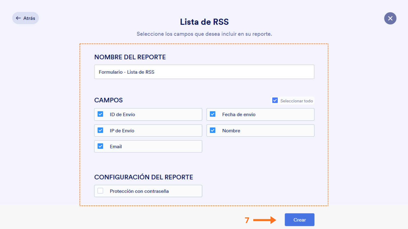 Cómo crear un reporte de lista de RSS Image-6