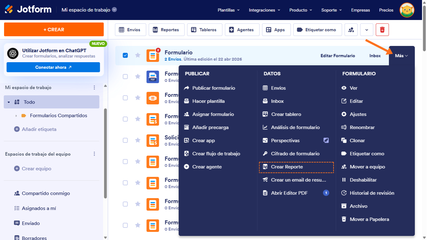 Cómo crear un reporte de lista de RSS Image-4