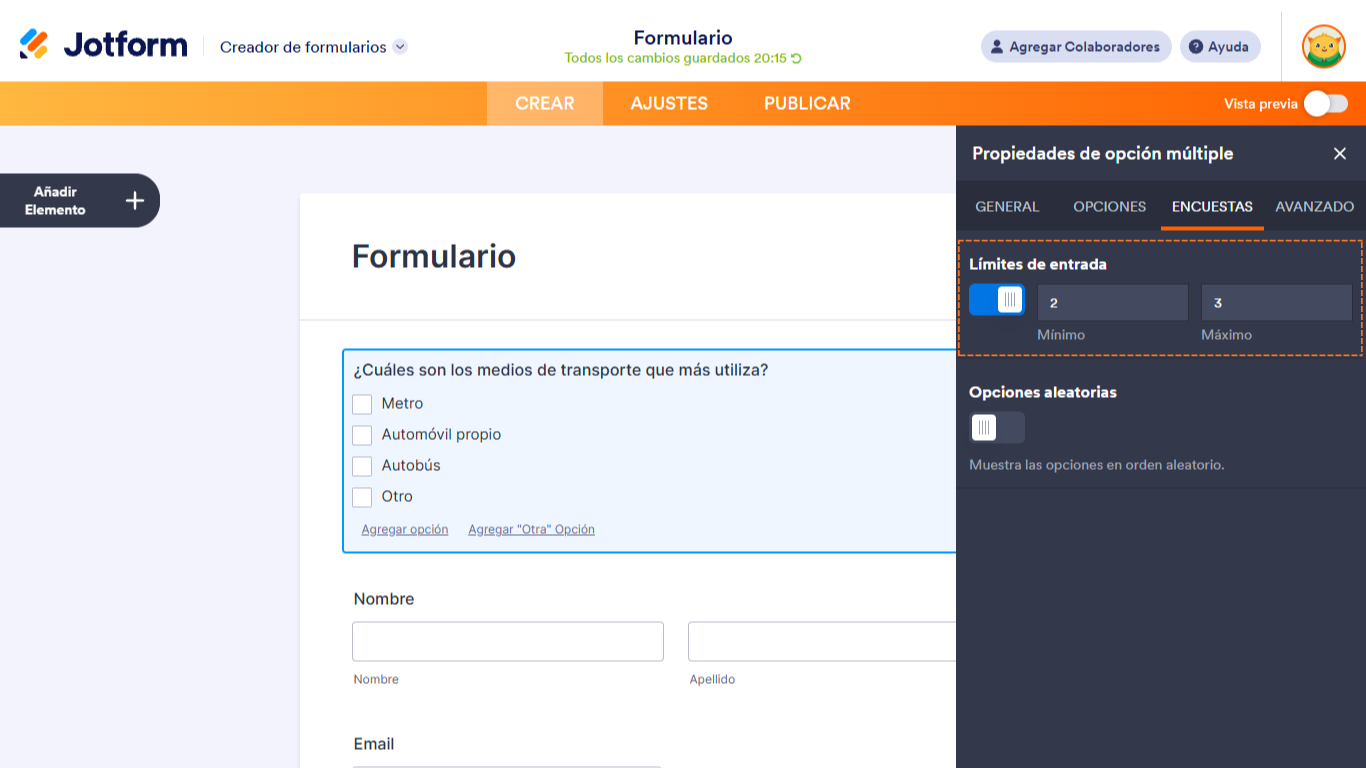 Cómo limitar el número de selecciones en un campo de casilla de verificación Image-1