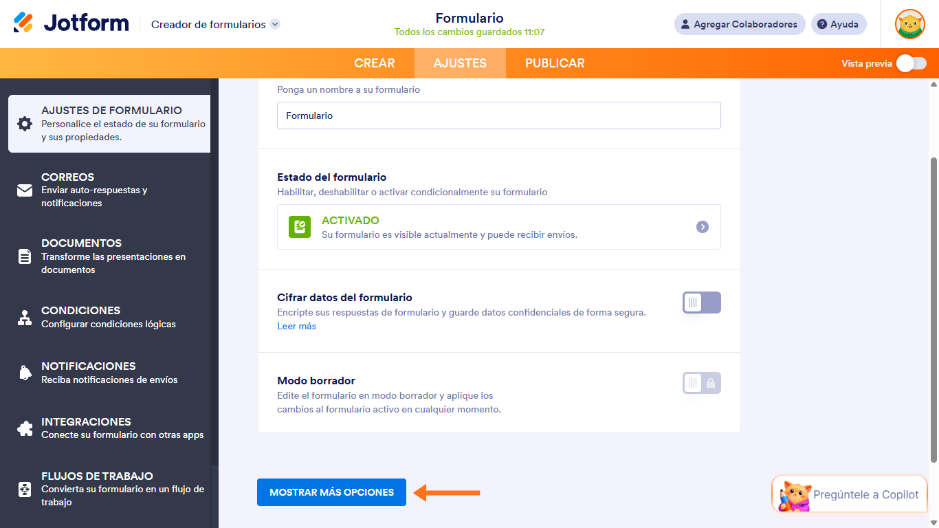 Cómo habilitar la revisión antes del envío en Jotform Tarjetas Image-1
