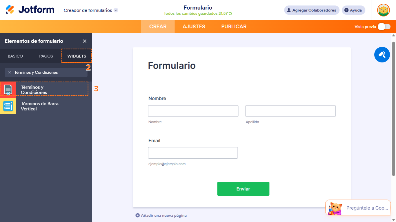 Añadir un Acuerdo de Licencia a un Formulario Image-2