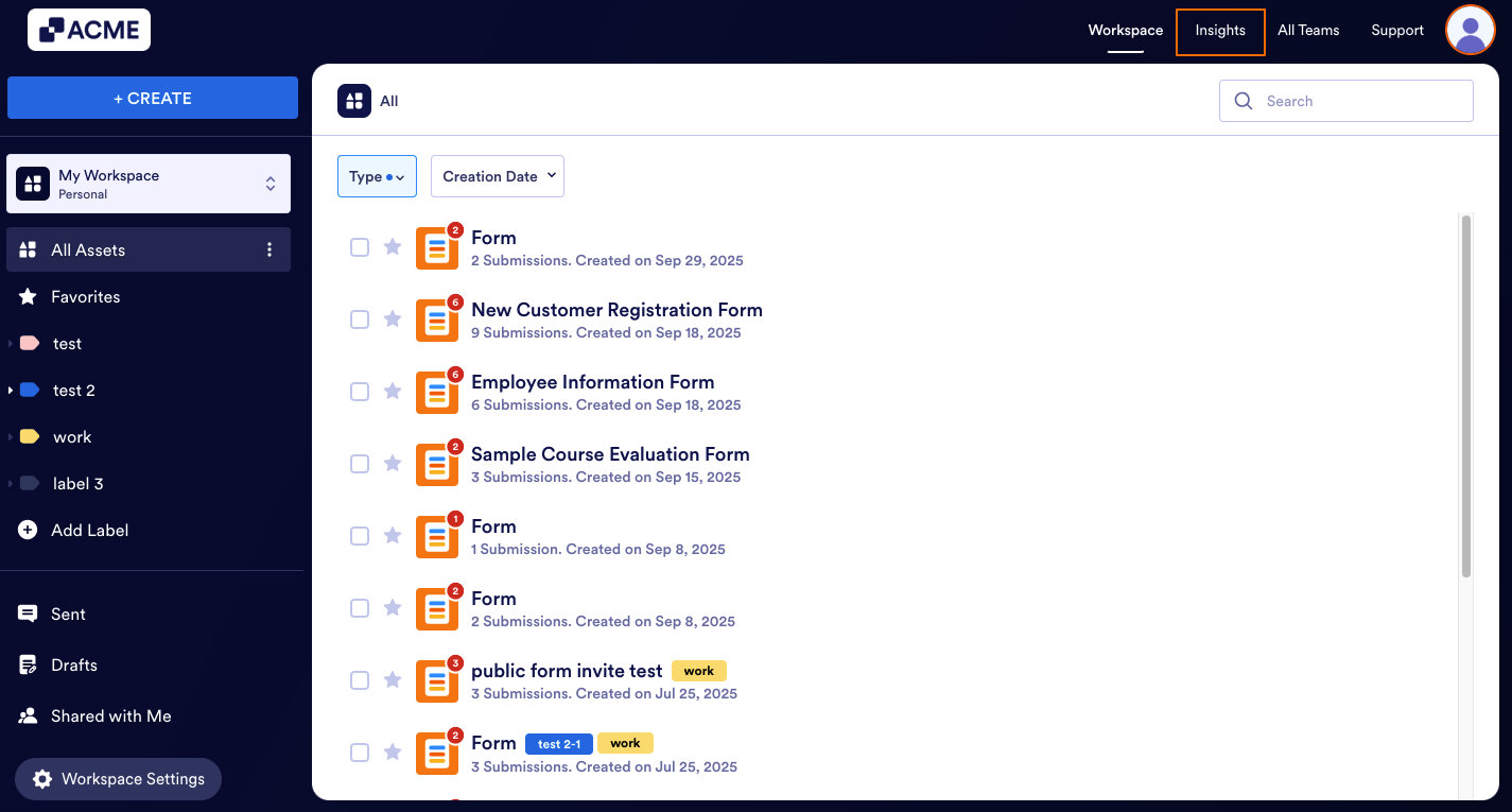 How to View Form Engagement Metrics in Insights? Image-2