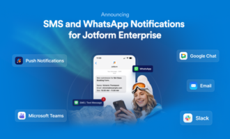Announcing SMS and WhatsApp Notifications for Jotform Enterprise