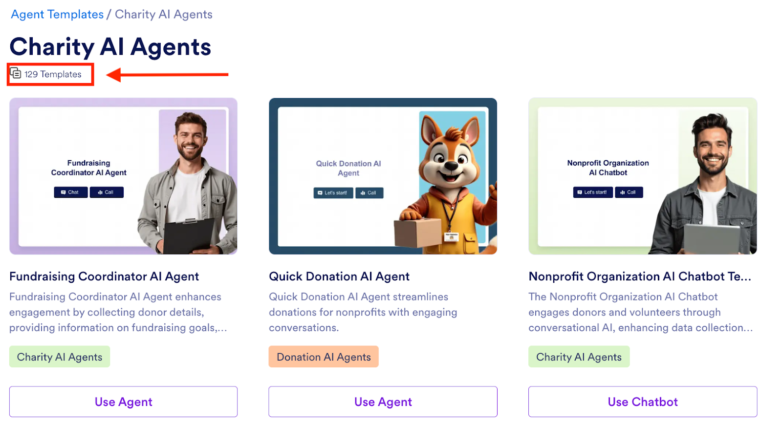 Jotform Charity AI Agent Templates