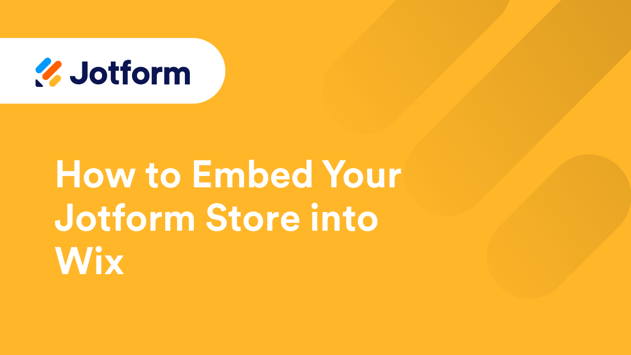 Jotform Store Builder