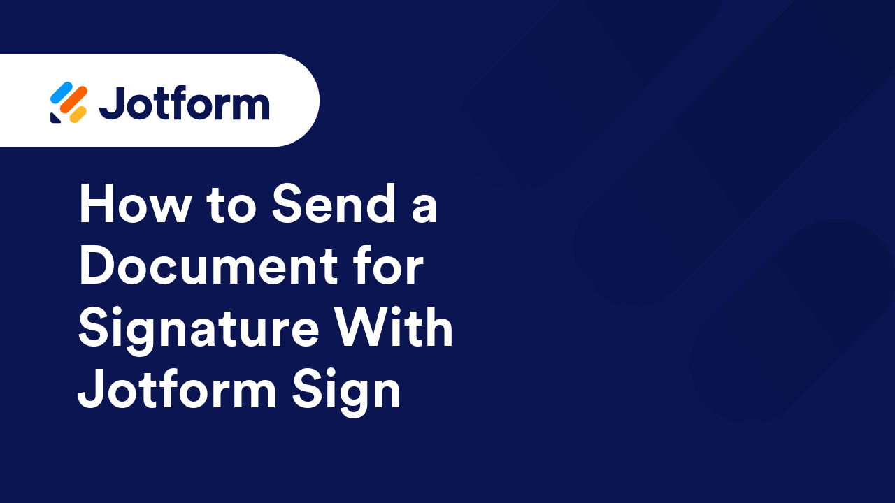 Jotform Sign