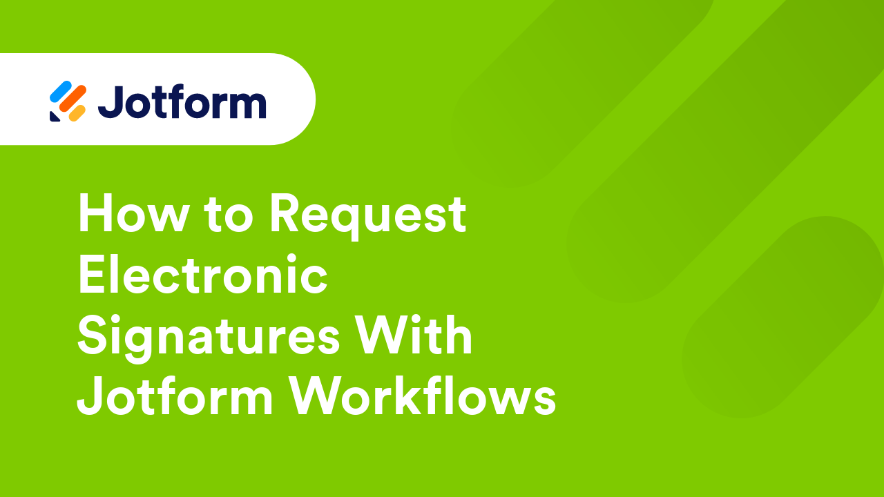 Jotform Workflows