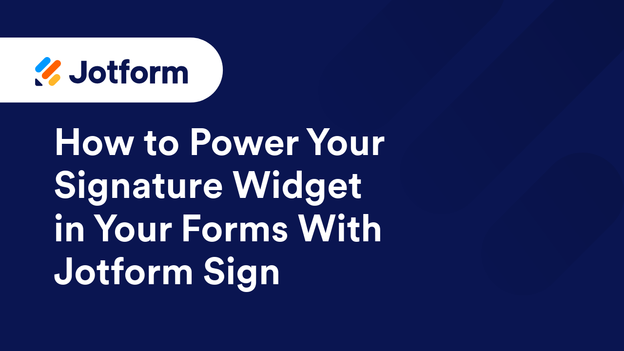 Jotform Sign