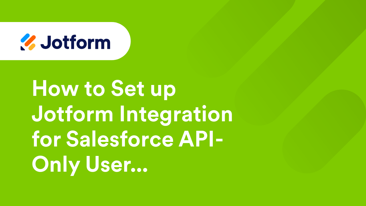 Jotform for Salesforce