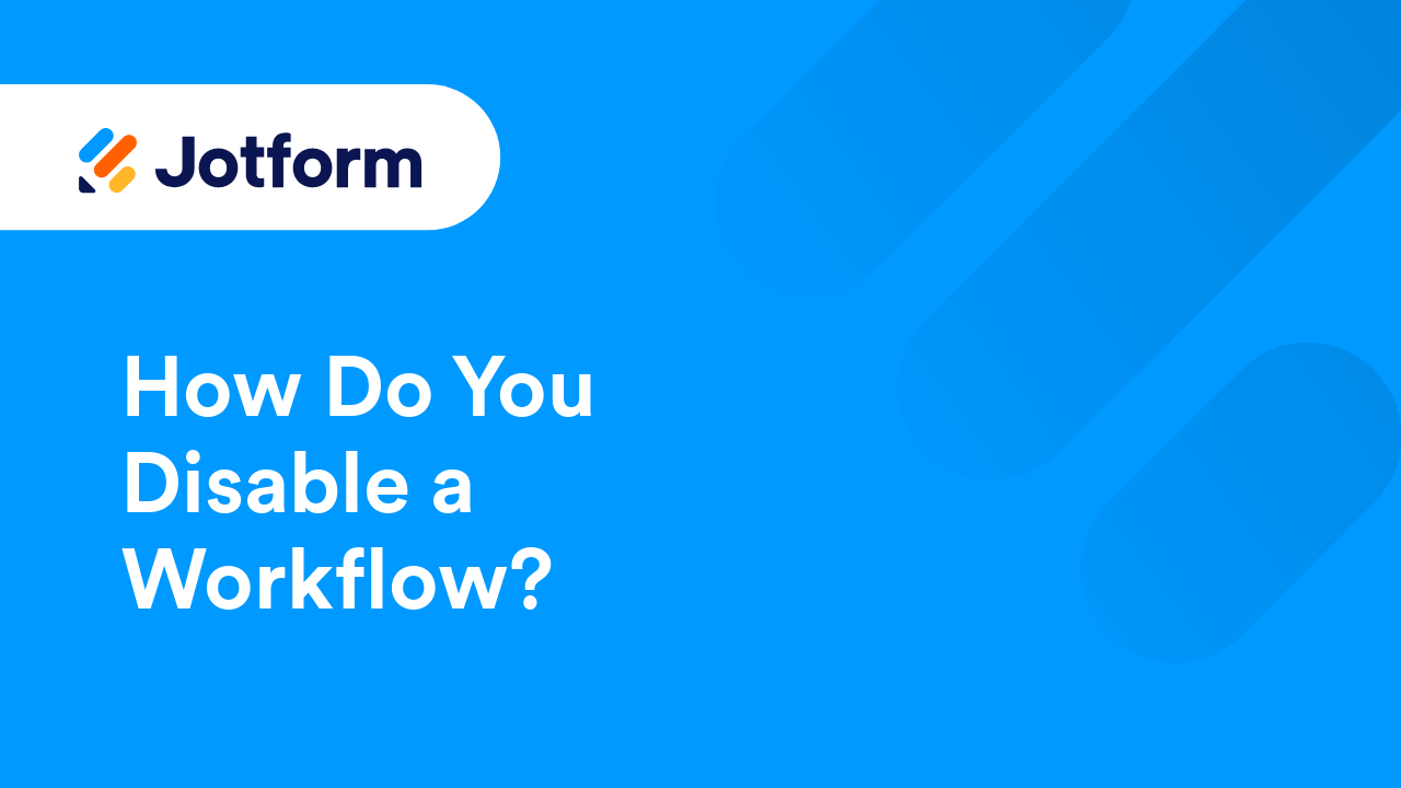 Jotform Workflows