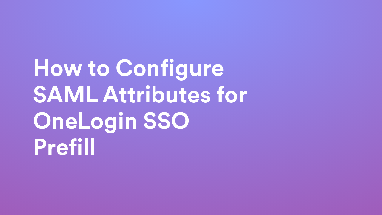 Single Sign-On (SSO)