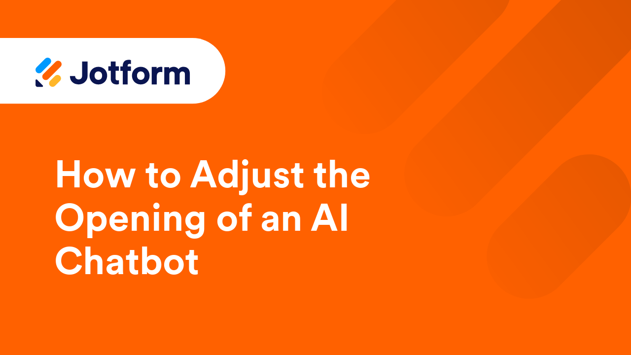 Jotform AI Agents
