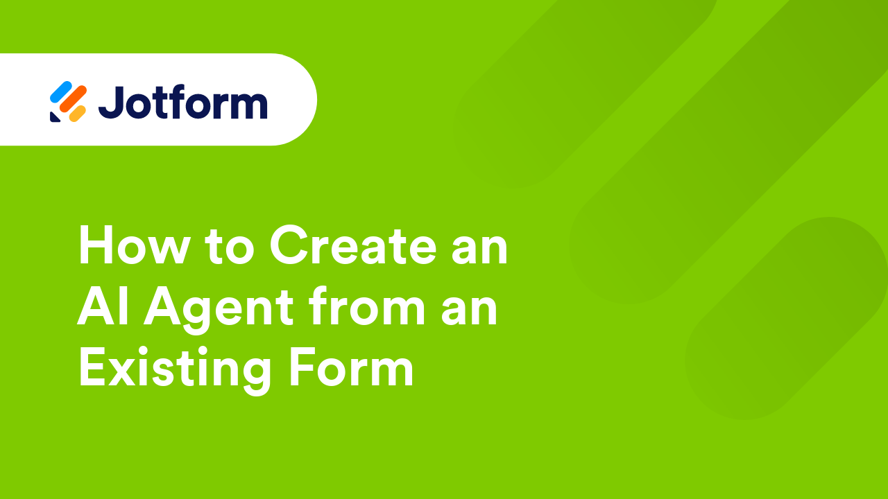 Jotform AI Agents