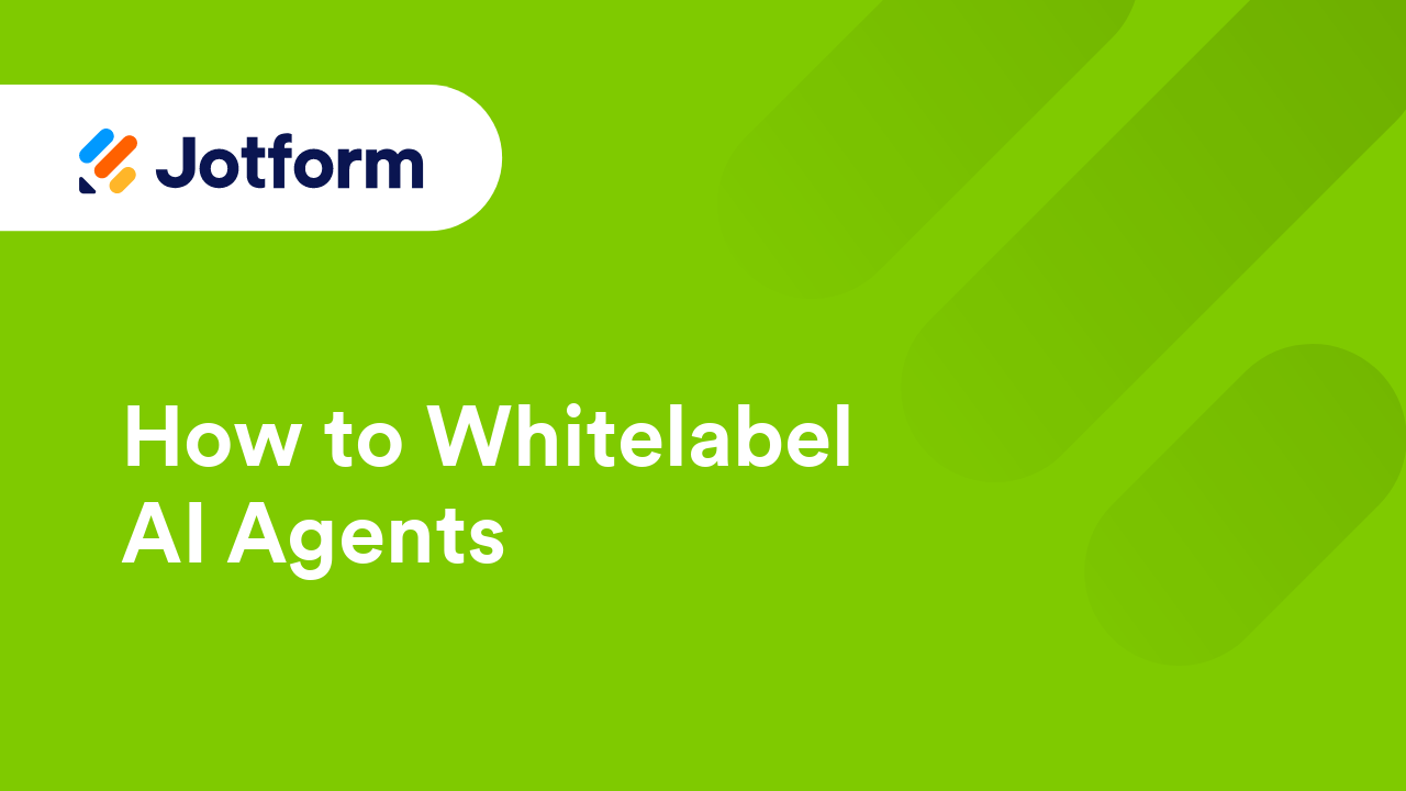 Jotform AI Agents