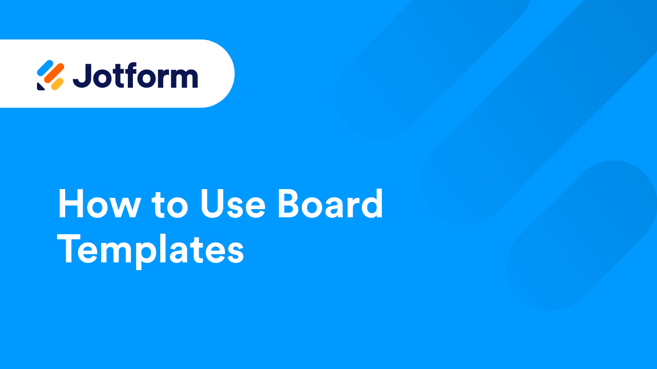 Jotform Boards