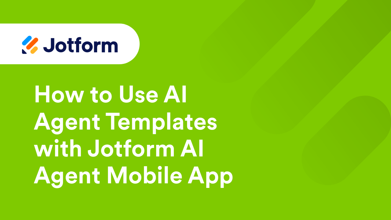Jotform AI Agents