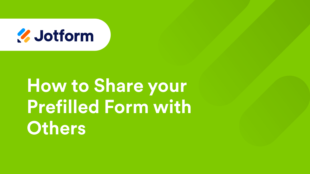 Jotform Prefill