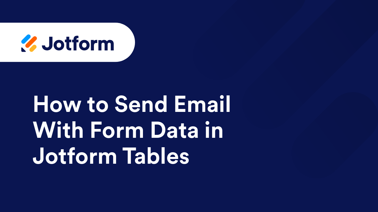 Jotform Tables