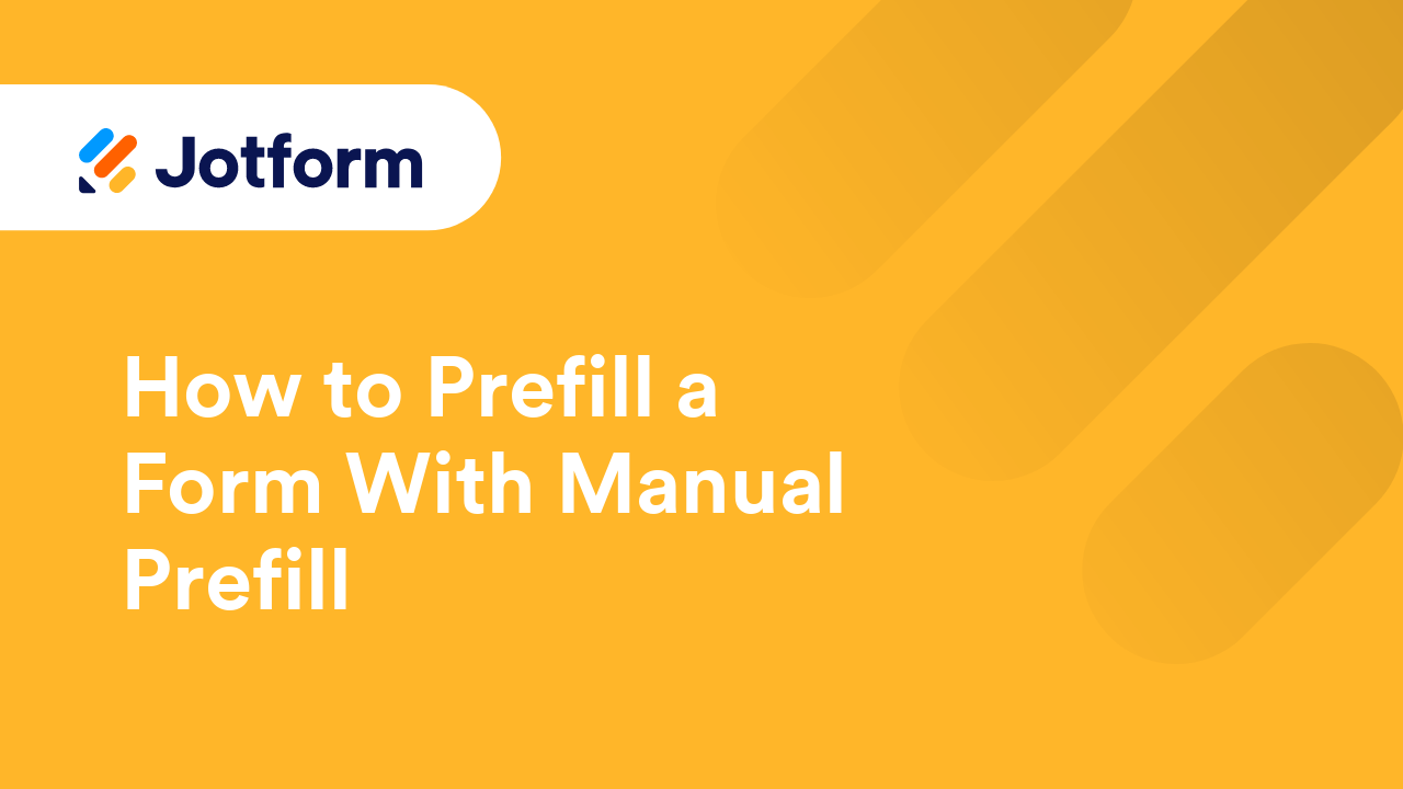 Jotform Prefill