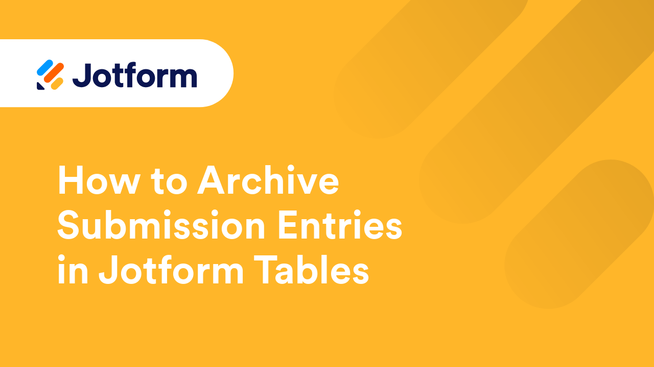 Jotform Tables