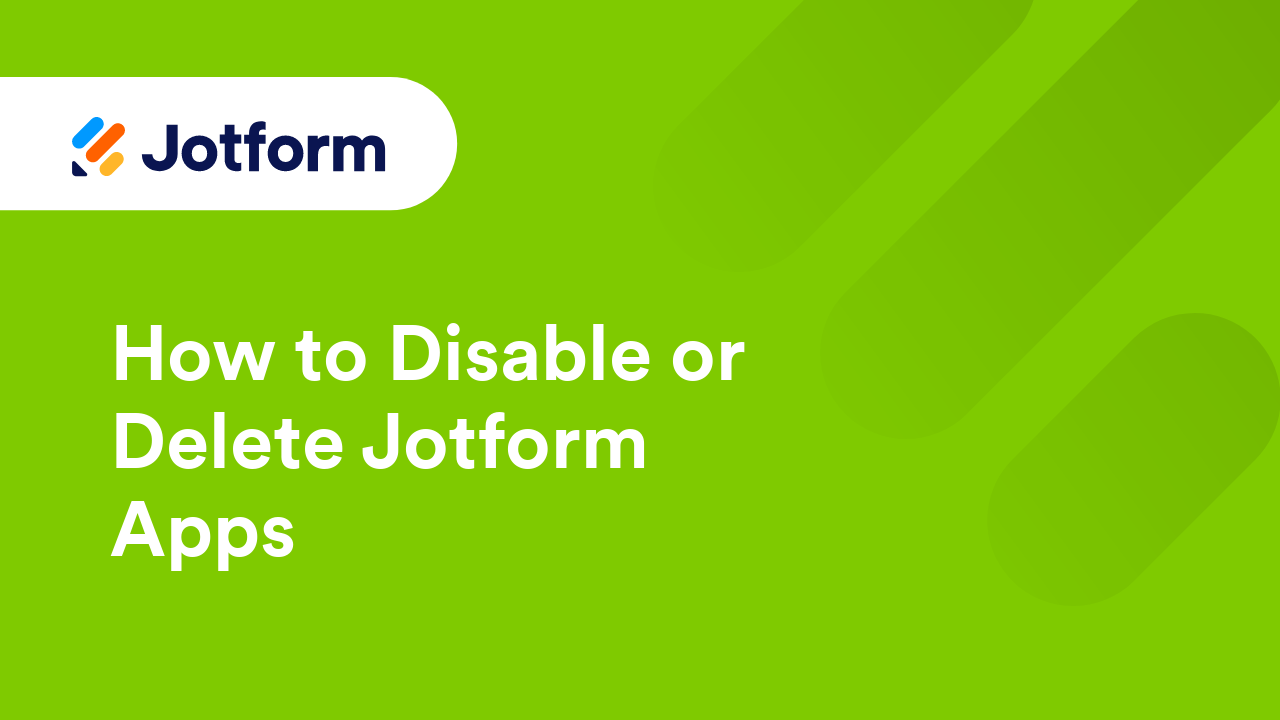 Jotform Apps