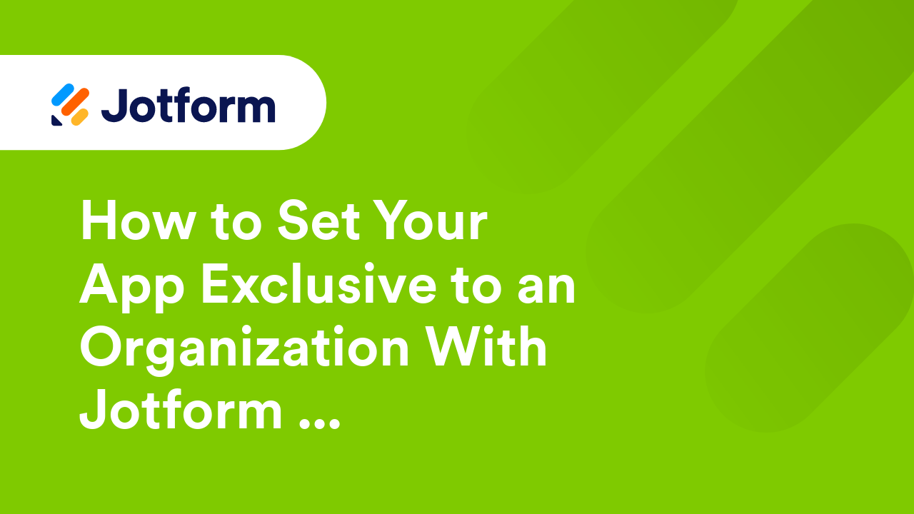 Jotform Apps