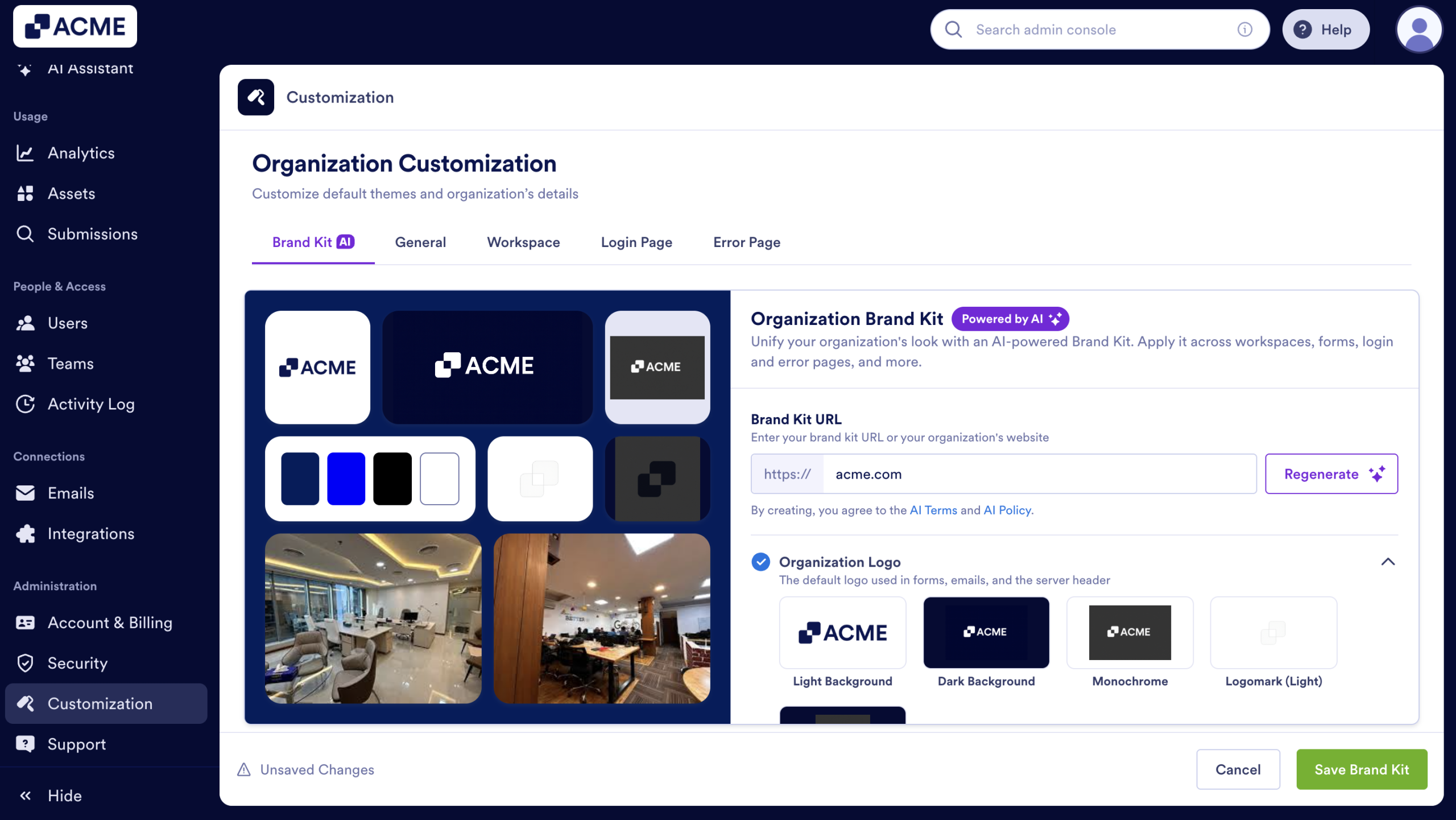 Announcing the Brand Kit: A new era of brand alignment Image-1