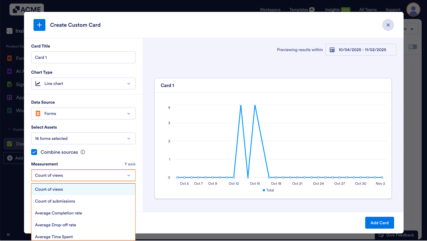 How to Manage Cards in Your Custom Dashboard in Insights? Image-7
