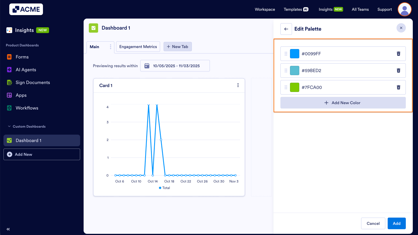 How to Create and Manage Themes for Your Custom Dashboard in Insights? Image-4