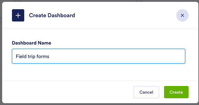 Naming the a custom dashboard