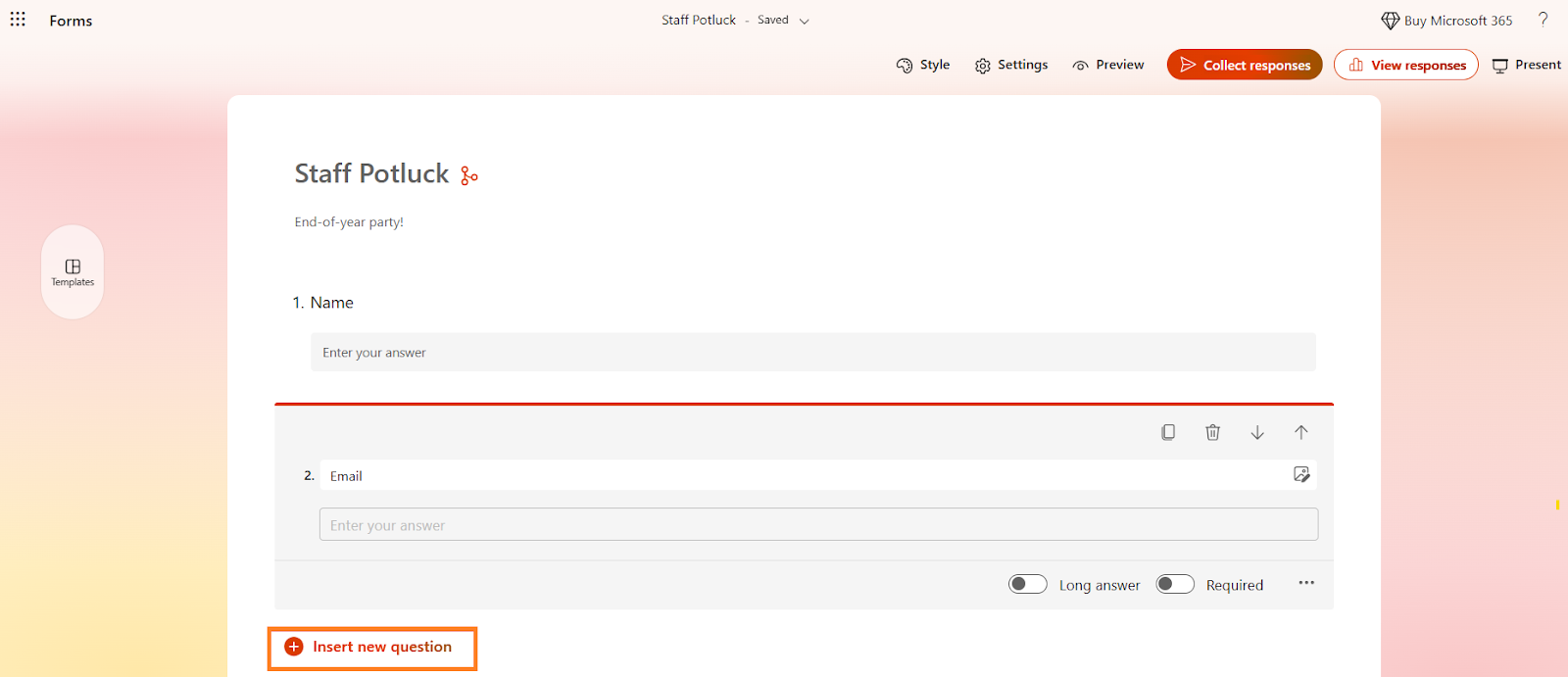 How to use Microsoft Forms for event registration Image-4
